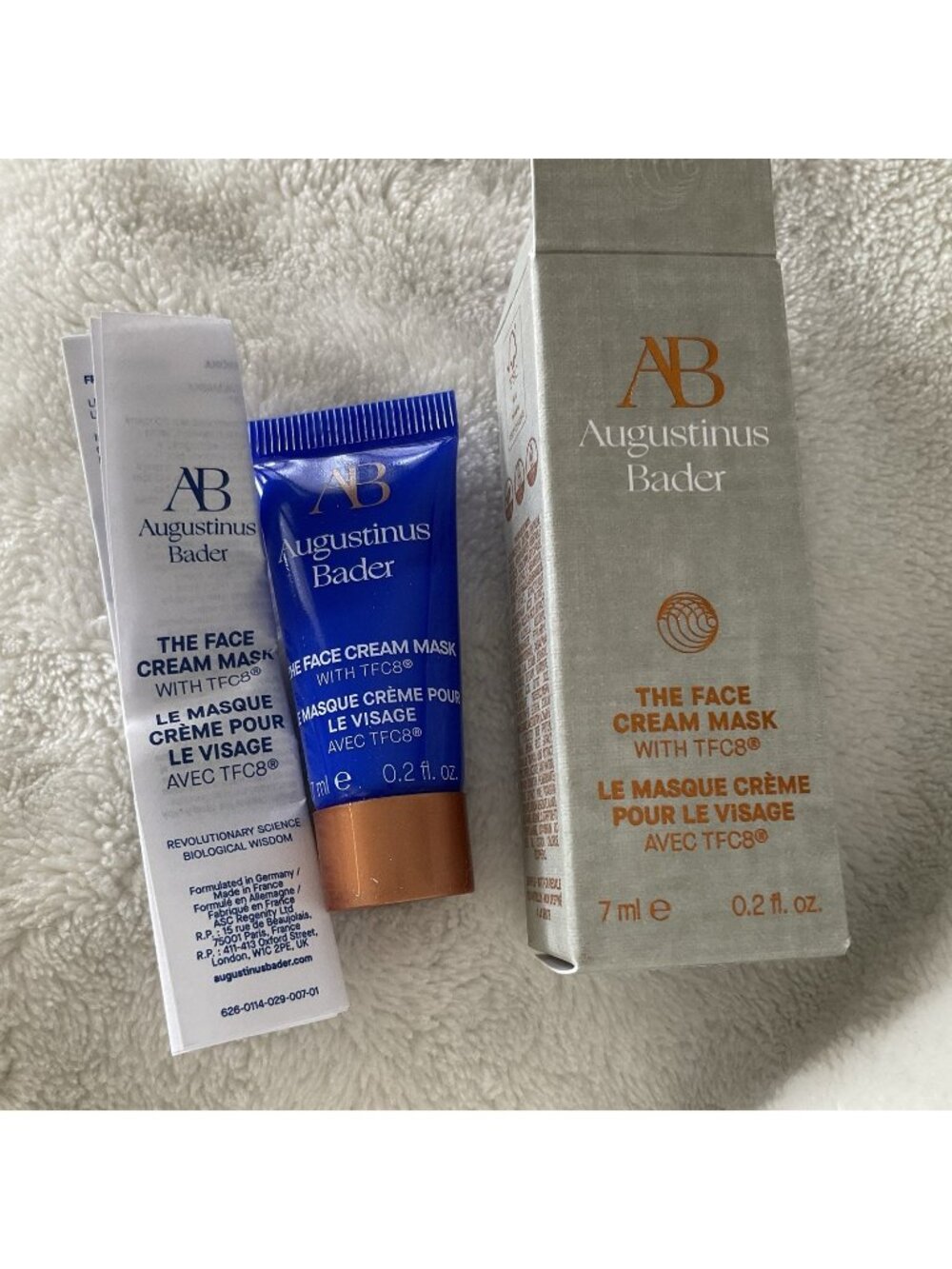 Augustinus Bader The Face Cream Mask with TFC8 7ml / 0.2 oz Brand New in Box